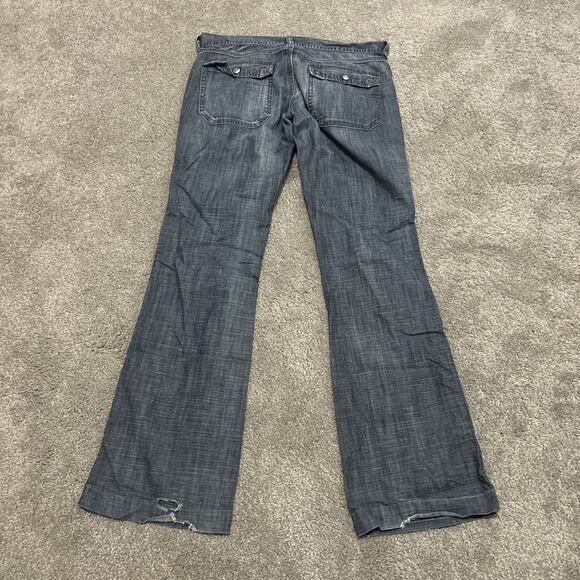 Diesel Nadar Jeans Size 27 Bootcut Jeans Blue Made In Italy - Picture 2 of 8